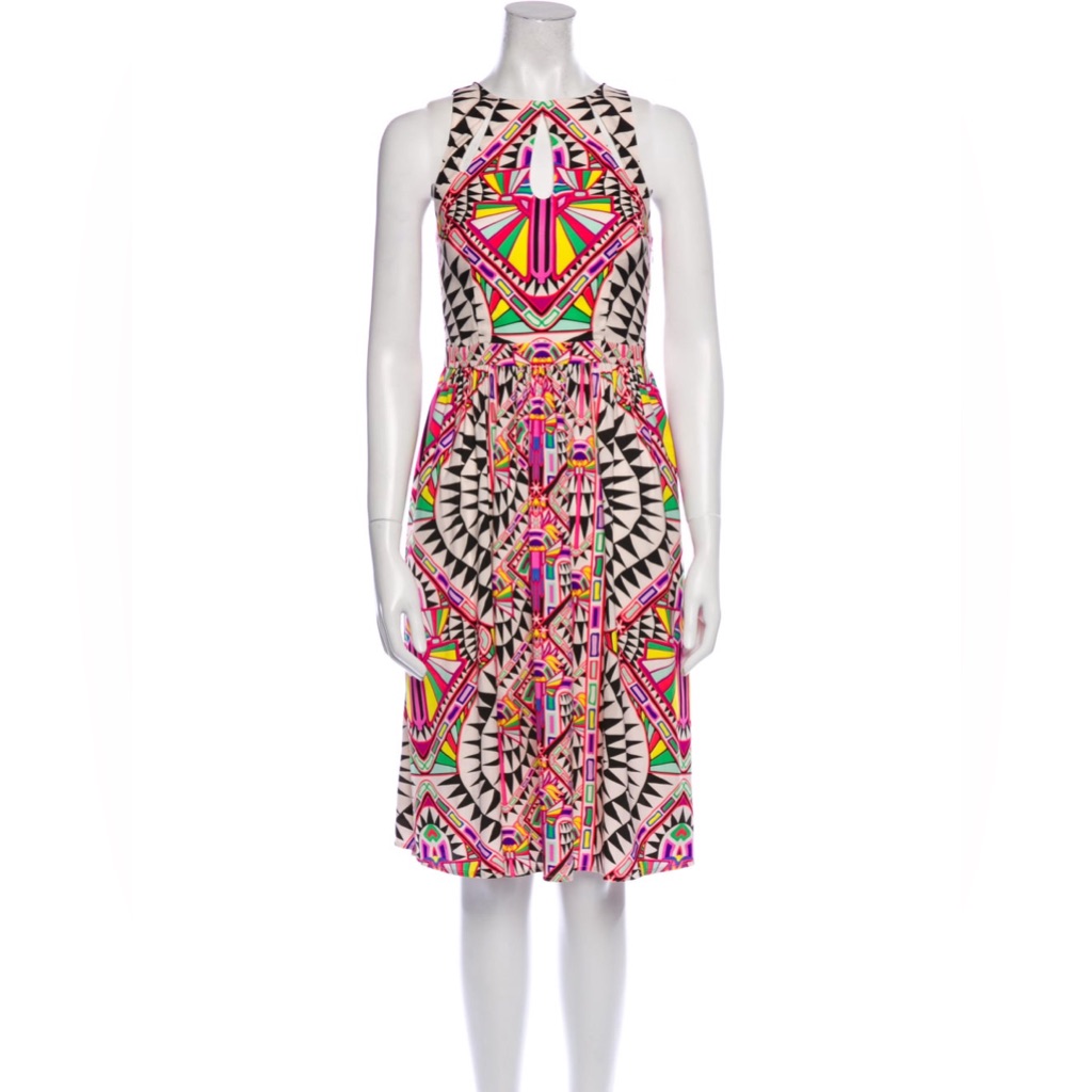 Mara Hoffman Geometric Printed Knee-Length Dress